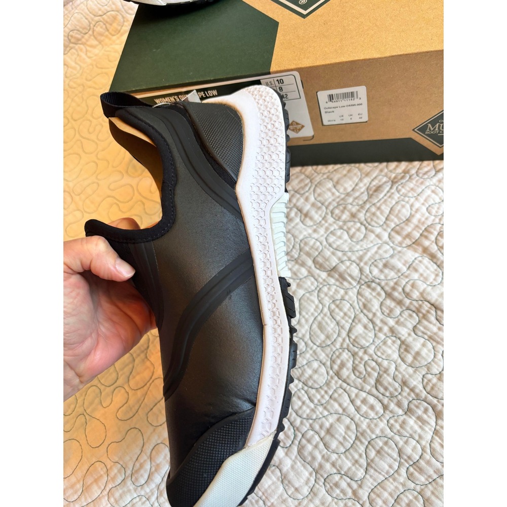 Muck Boot Company Outscape Low Womens 10 Black Waterproof Slip On - Picture 5 of 7